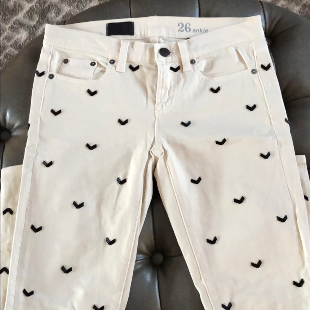 J.Crew Collection Chevron Beaded Jeans - Picture 4 of 5